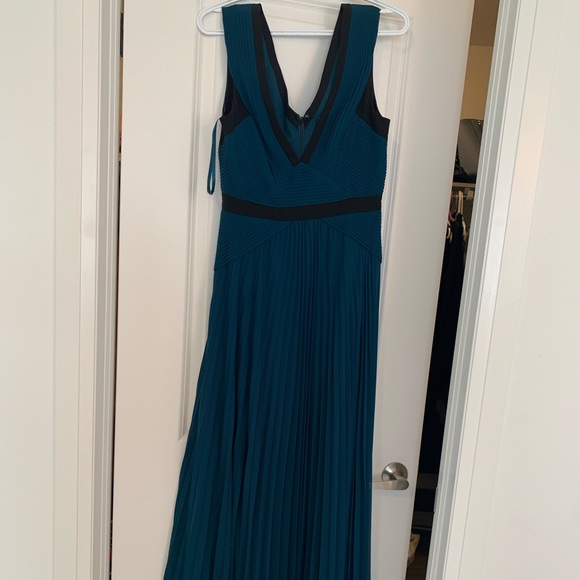 BCBG Maxazria green/teal gown, dress - Picture 4 of 5